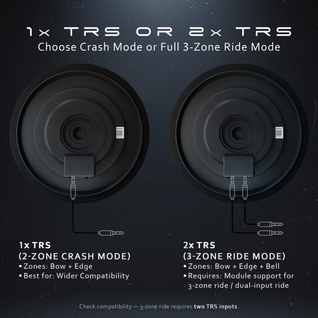 13" Triple-Zone Crash/Ride