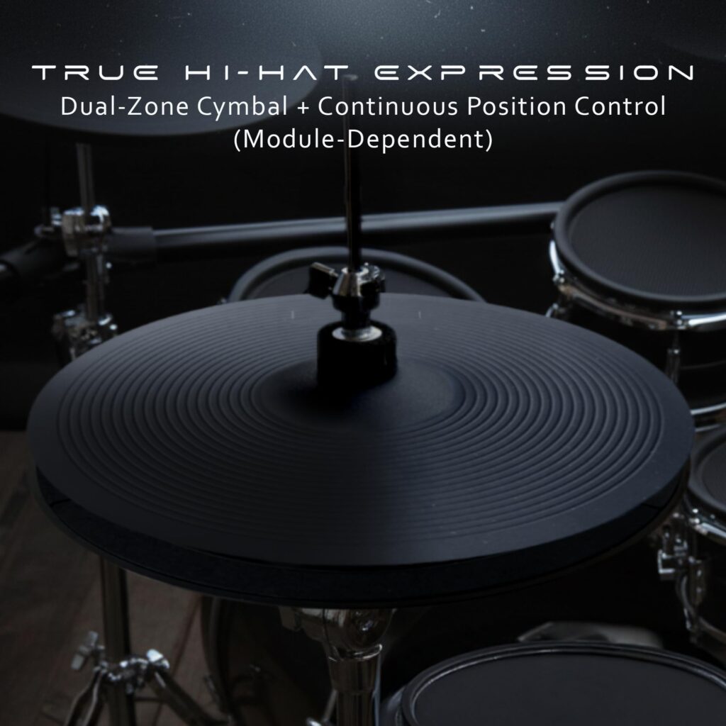 14" 2-Piece Electronic Hi-Hat Cymbals — image 4