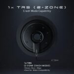 Lemon 9 inch Dual-Zone Splash Cymbal - 1x TRS 2-zone wiring
