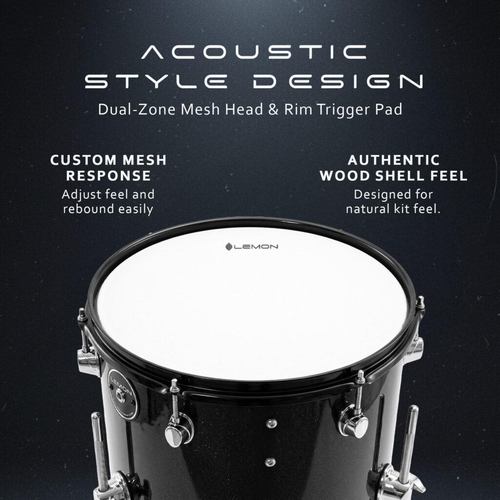 T950 13″x13″ Floor Tom – Lemon Electronic Drums